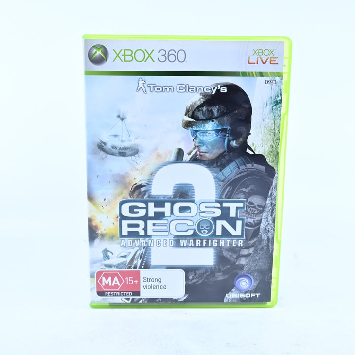 Tom Clancy's Ghost Recon: Advanced Warfighter 2 - Xbox 360 Game + Manual - PAL
