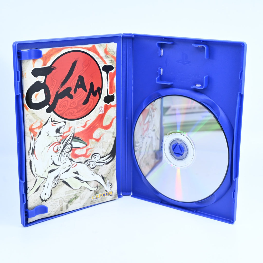 Okami - Sony Playstation 2 / PS2 Game + Manual - PAL - MINT DISC!