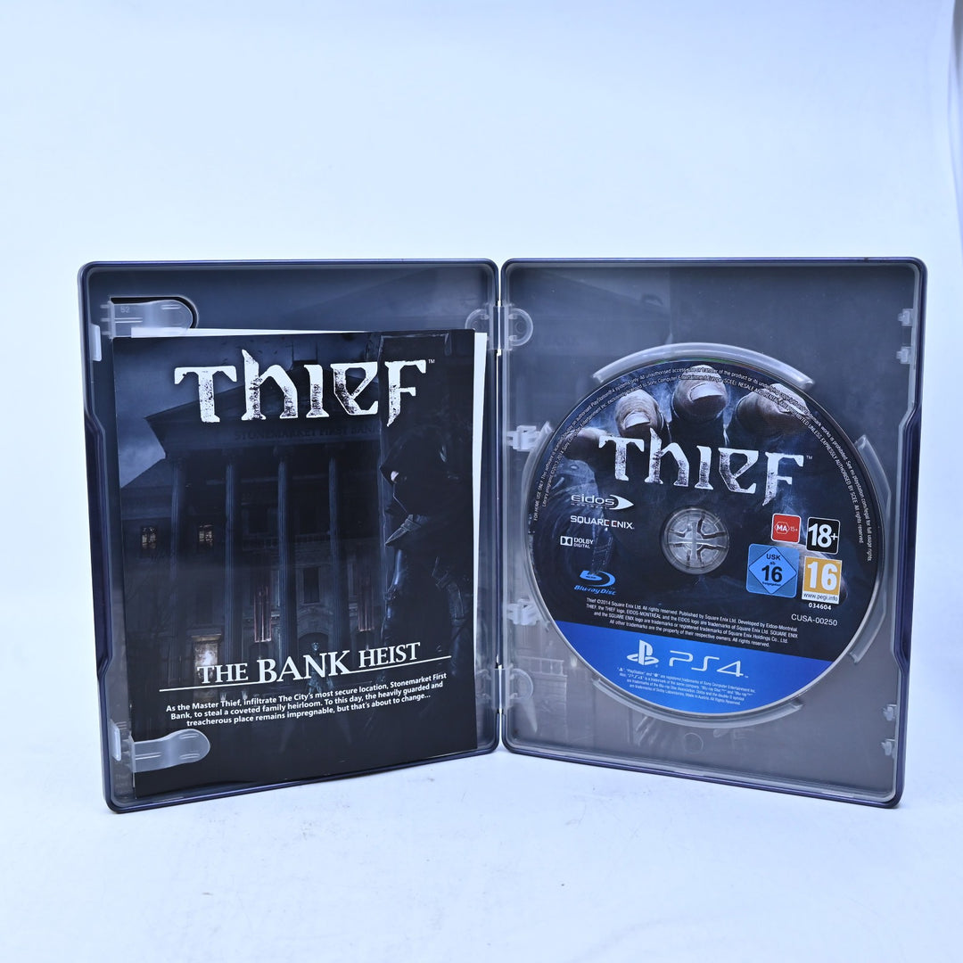 Thief - Steelbook Edition - Sony Playstation 4 / PS4 Game - MINT DISC!