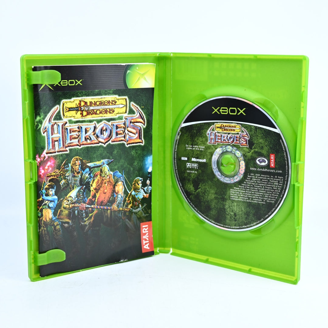 Dungeons & Dragons Heroes - Original Xbox Game + Manual - PAL - MINT DISC!