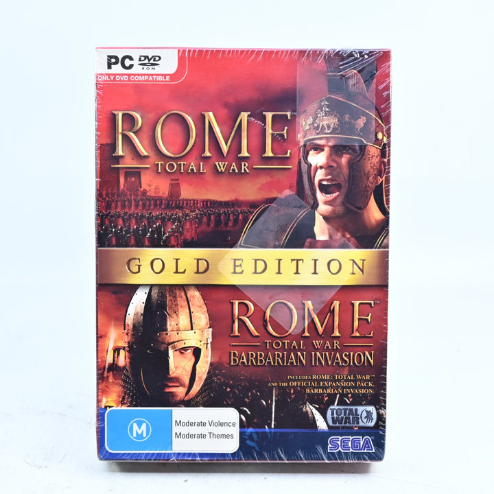 SEALED! Rome: Total War - Gold Edition - SEGA - PC Game