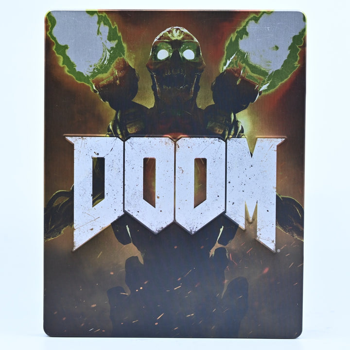 LIKE NEW! Doom + Steelbook - Xbox One