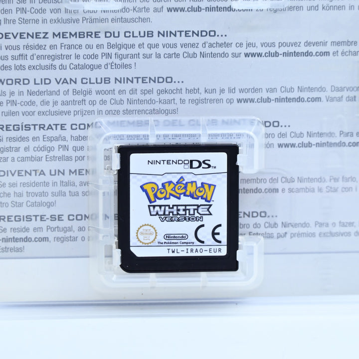 Pokemon White - Nintendo DS Game - PAL + Manual - FREE POST!