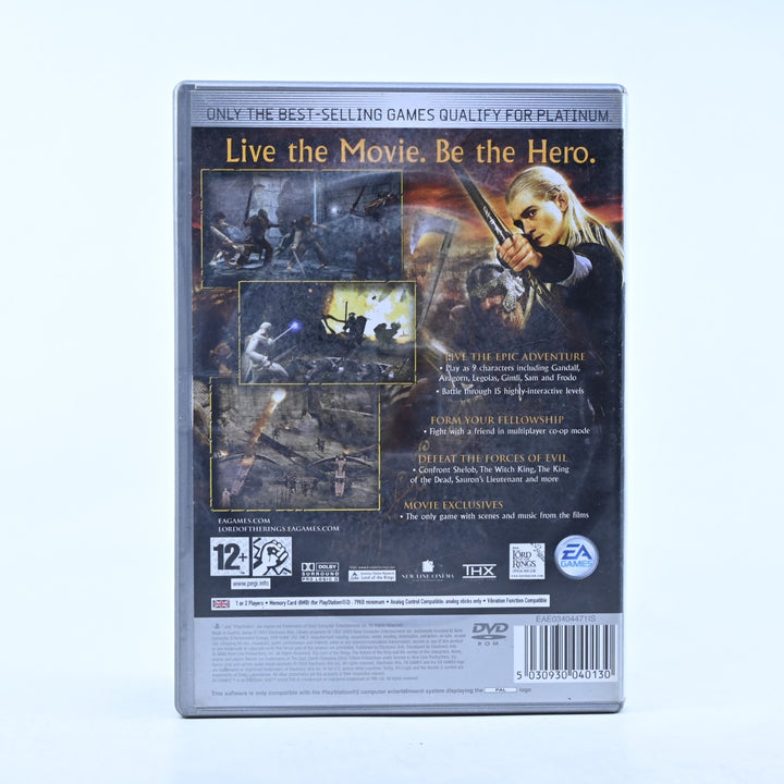 The Lord of the Rings: The Return of the King - PS2 Game + Manual - PAL