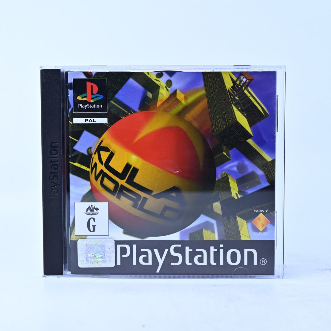 Kula World - Sony Playstation 1 / PS1 Game + Manual - PAL - MINT DISC!