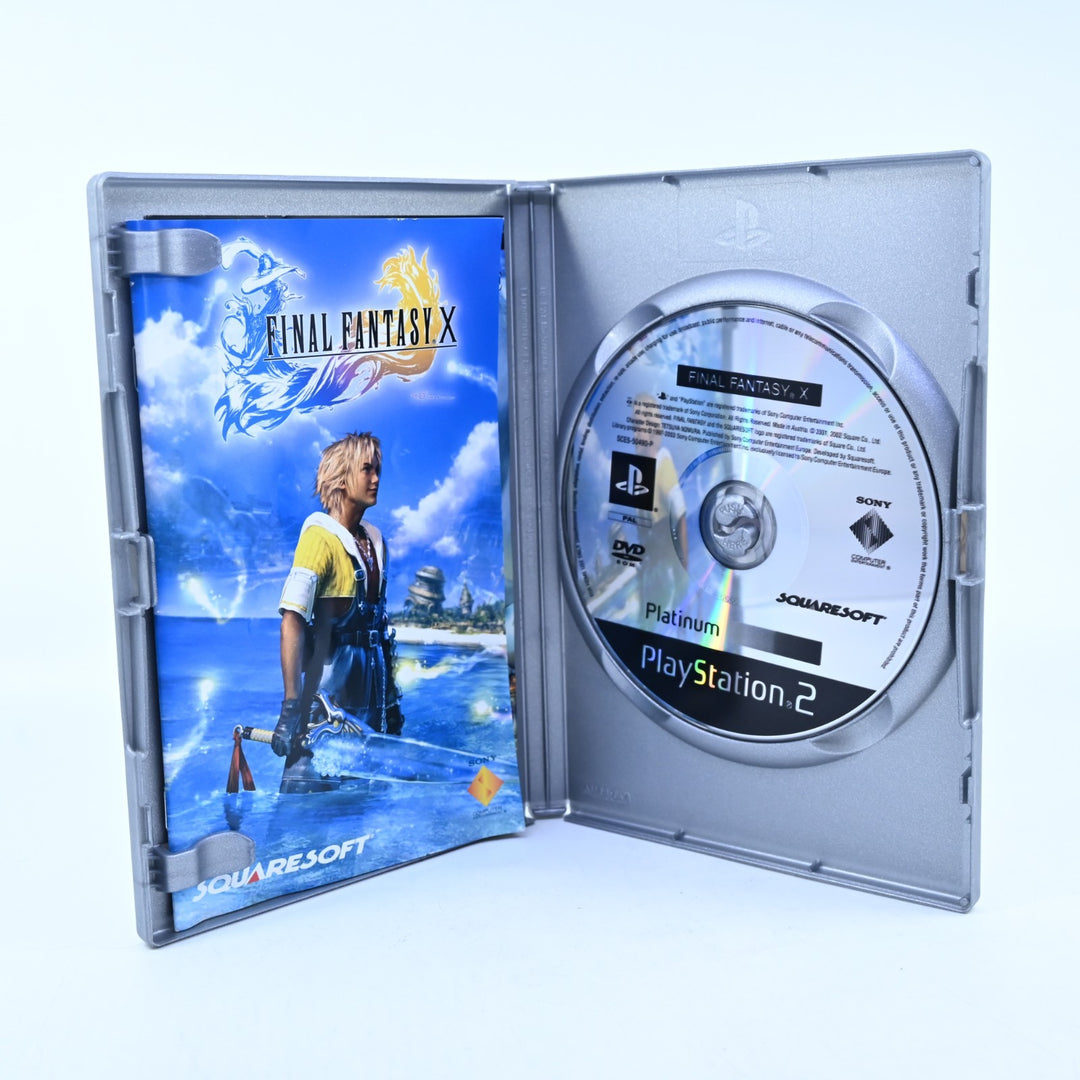 Final Fantasy X - Sony Playstation 2 / PS2 Game + Manual - PAL - MINT DISC!