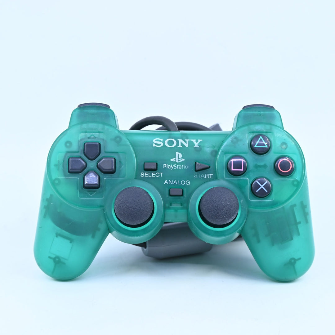 Emerald Green - PS1 Analog Controller - Sony Playstation 1 / PS1 Accessory