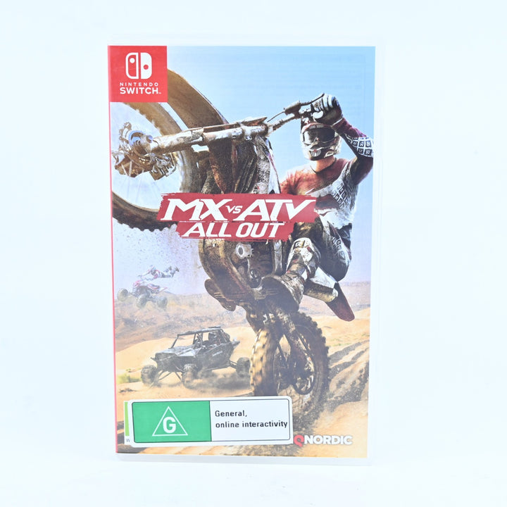MX vs. ATV All Out- Nintendo Switch Game - FREE POST!