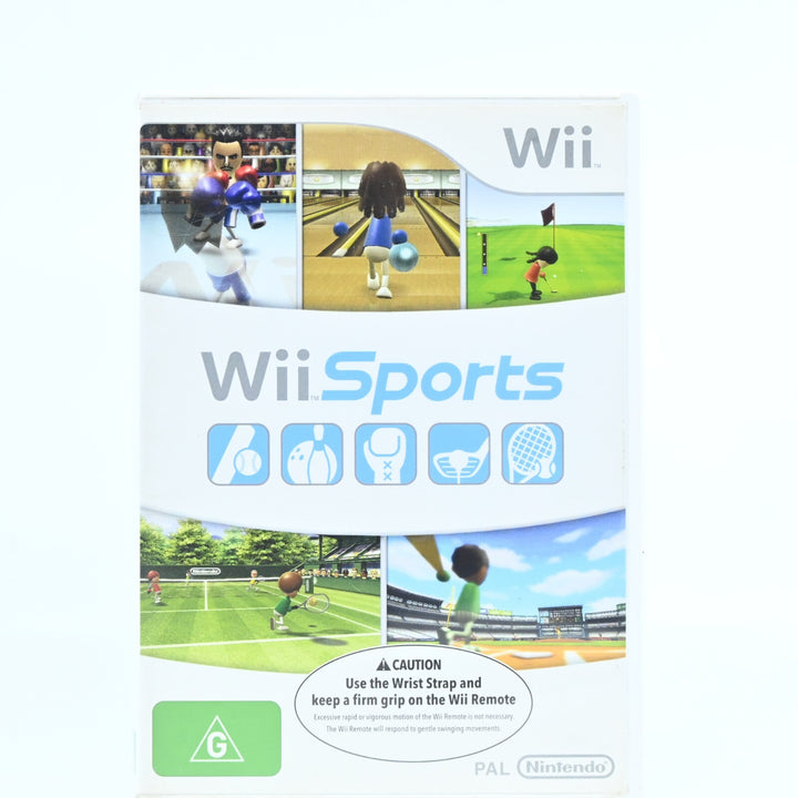 1st Print Wii Sports - Nintendo Wii Game + Manual - PAL