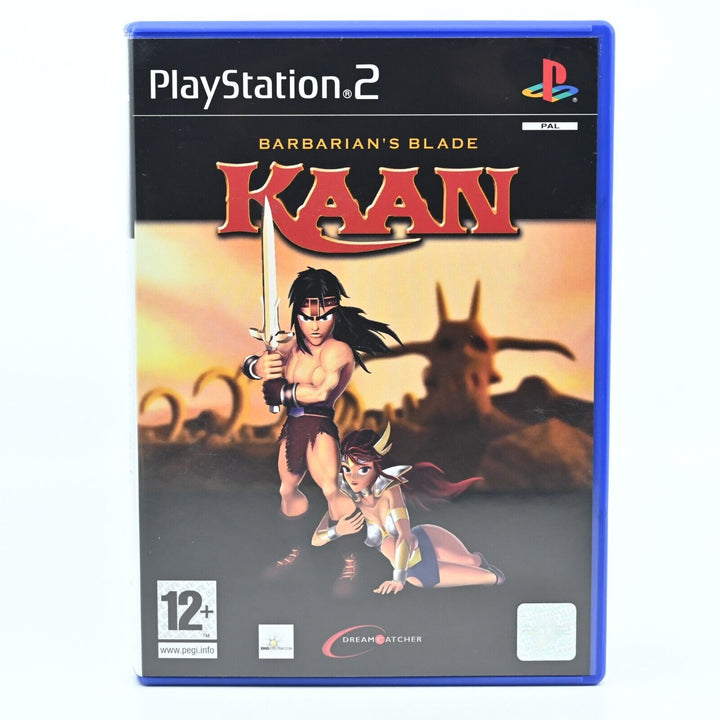KAAN Barbarian's Blade- Sony Playstation 2/PS2 Game + Manual - PAL - MINT DISC