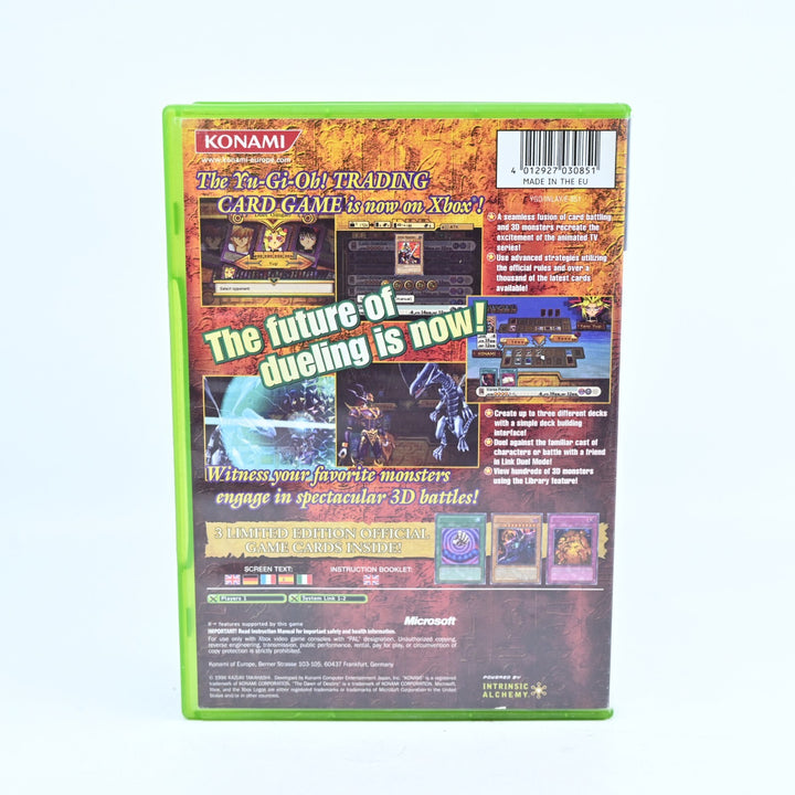 Yu-Gi-Oh! The Dawn of Destiny - Original Xbox Game + Manual - NO CARDS - PAL