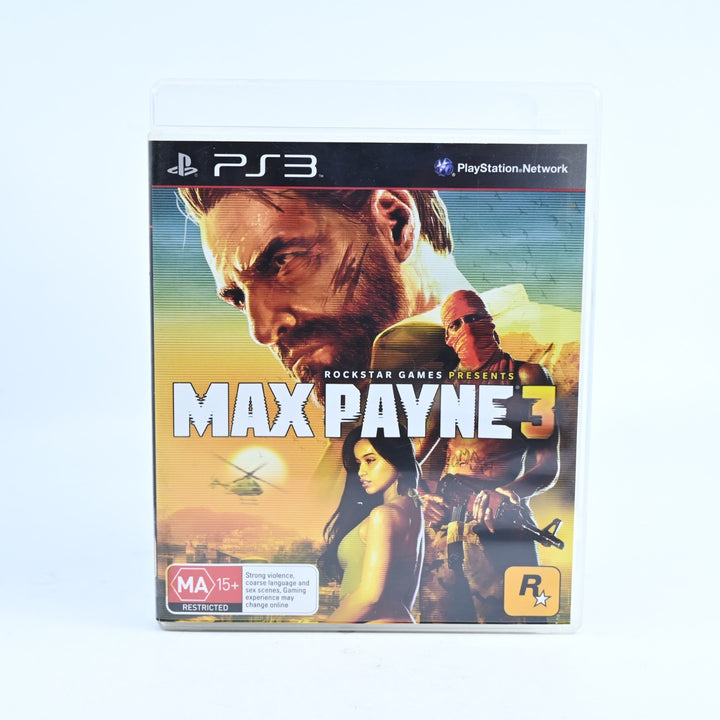 Max Payne 3 - Sony Playstation 3 / PS3 Game + Manual - FREE POST!