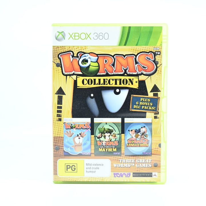 Worms Collection - Xbox 360 Game + Manual - PAL - MINT DISC!