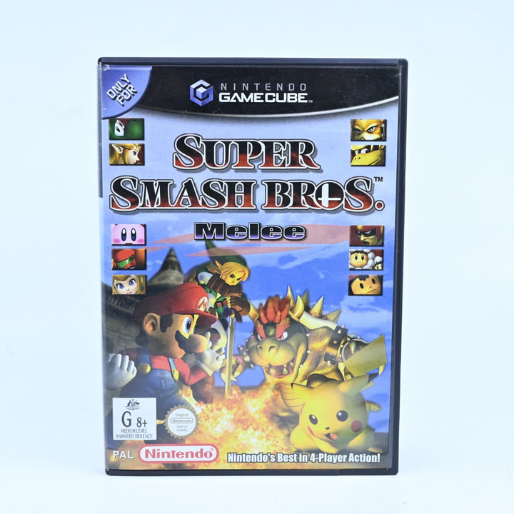Super Smash Bros. Melee - Nintendo Gamecube Game + Manual READ DESCRIPTION!