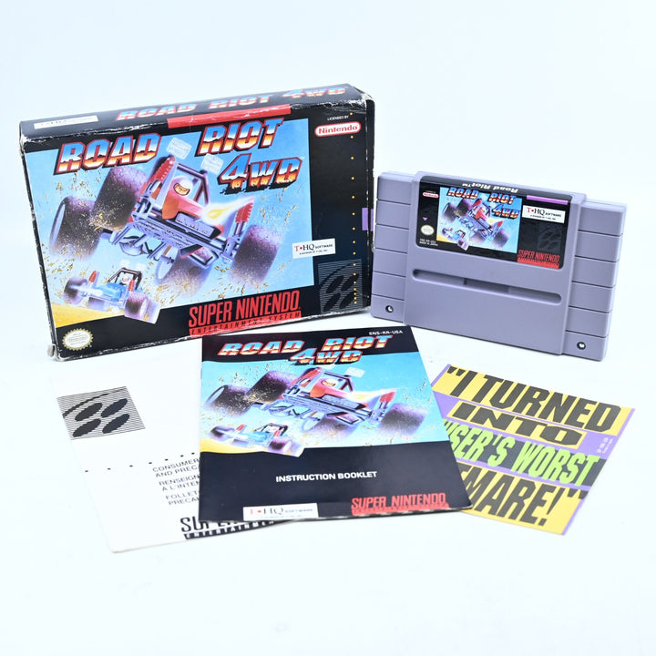 Road Riot 4WD - Super Nintendo Entertainment System / SNES Boxed Game - NTSC