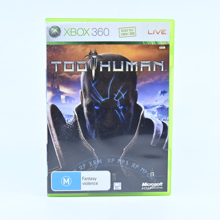 Too Human - Xbox 360 Game - No Manual - PAL - FREE POST!