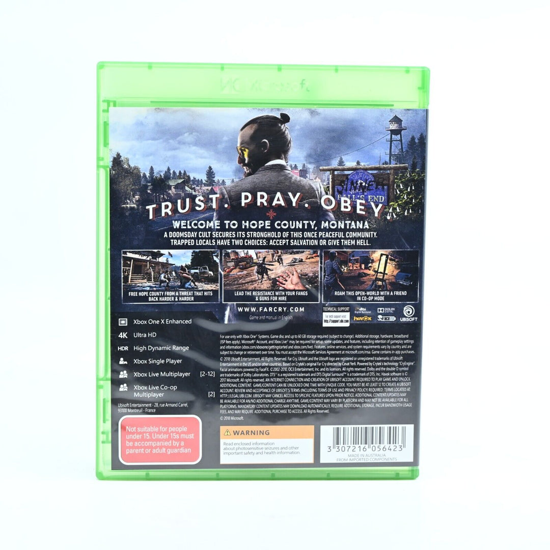 Far Cry 5 Deluxe Edition + Steelbook - Xbox One Game - PAL - FREE POST!