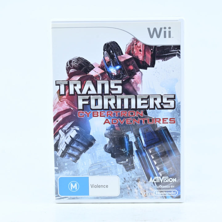 Transformers Cybertron Adventures - Nintendo Wii Game + Manual - PAL - MINT DISC