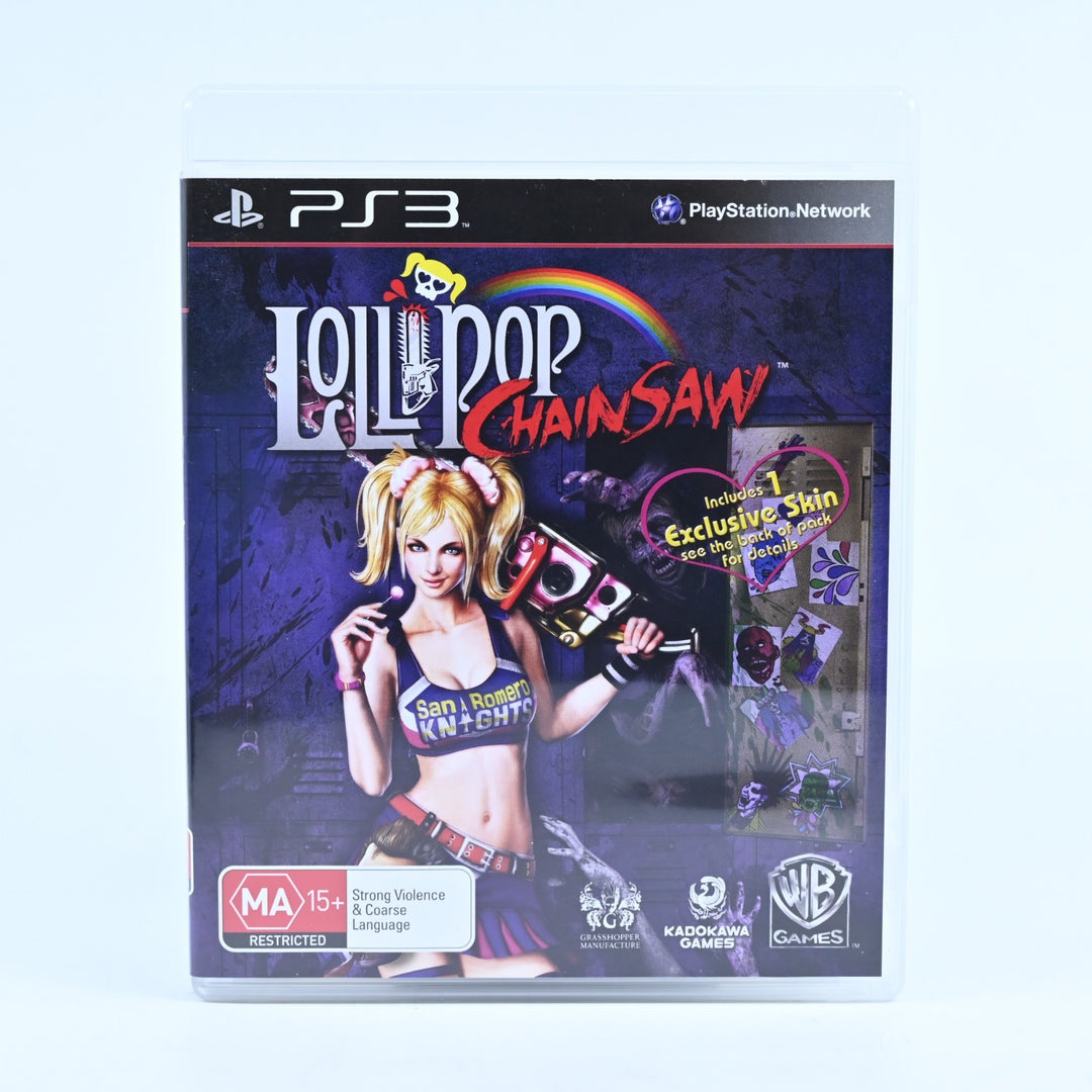 Lollipop Chainsaw - Sony Playstation 3 / PS3 Game + Manual - FREE POST!