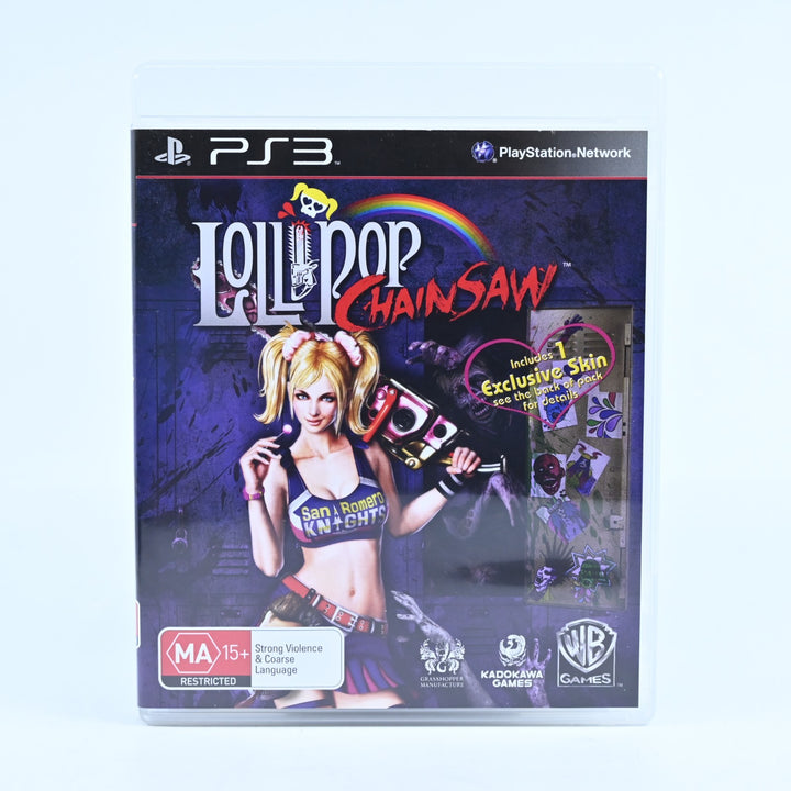 Lollipop Chainsaw - Sony Playstation 3 / PS3 Game + Manual - FREE POST!