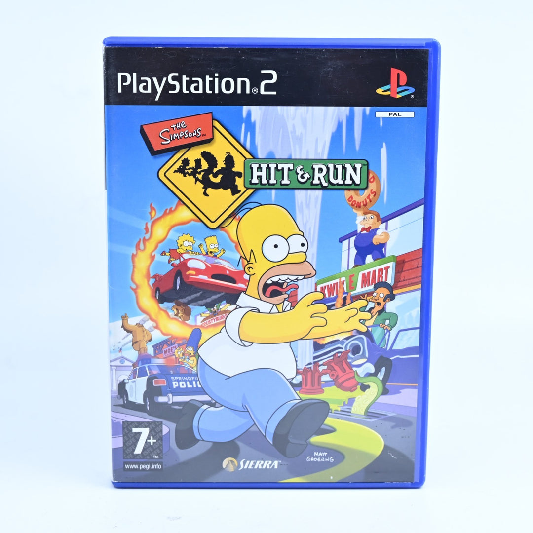 The Simpsons Hit & Run - Sony Playstation 2 / PS2 Game + Manual - PAL