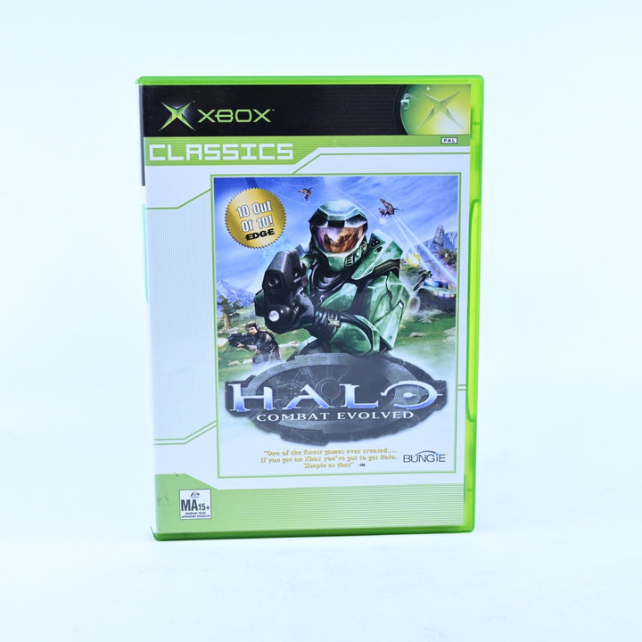 Halo: Combat Evolved - Original Xbox Game + Manual - PAL - MINT DISC!