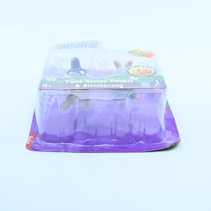 SEALED! Plants Vs Zombies - Tomb Raider Zombie & Bloomerang - Figure / Toy