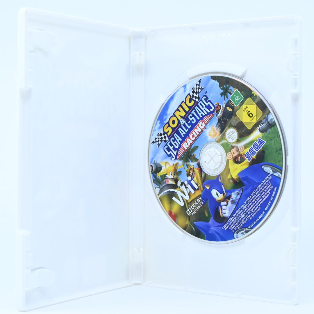Sonic & Sega All-Stars Racing - Nintendo Wii Game - PAL - MINT DISC!