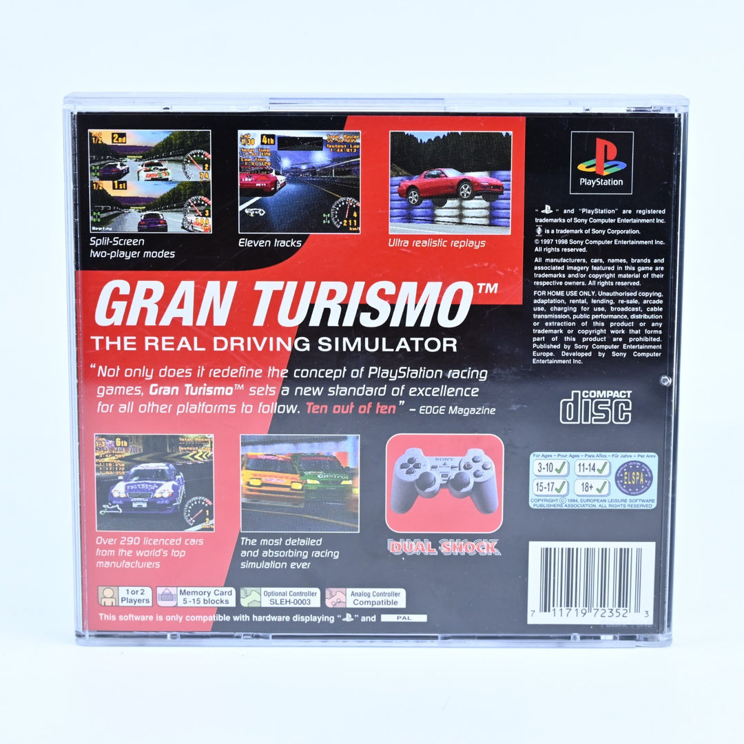 Gran Turismo - Sony Playstation 1 / PS1 Game + Manual - PAL - MINT DISC!