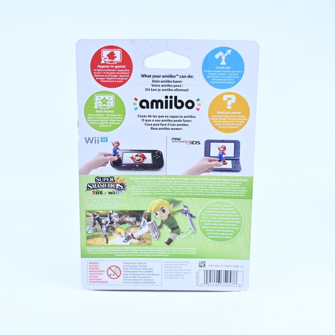 SEALED! Toon Link Amiibo No. 22 - Super Smash Bros. Collection - Toy