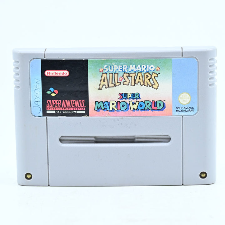 Super Mario All Stars + Super Mario World - Super Nintendo / SNES Game - PAL