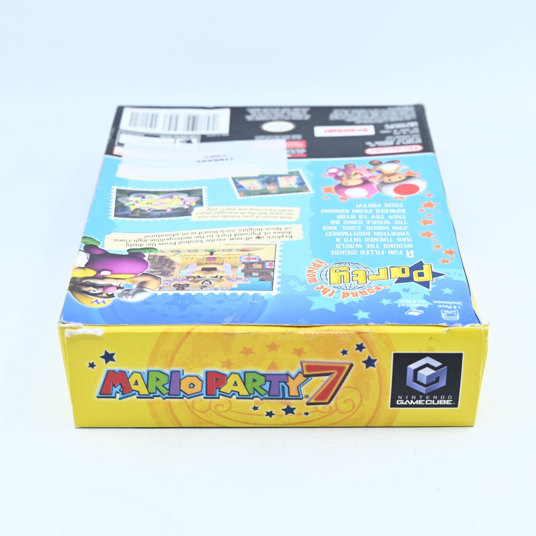 Mario Party 7 Bonus Microphone Included - Nintendo Gamecube Game + Manual - NTSC