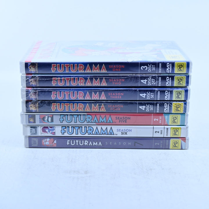 SEALED! Futurama - Seasons 1-7 - Region 4 - DVD