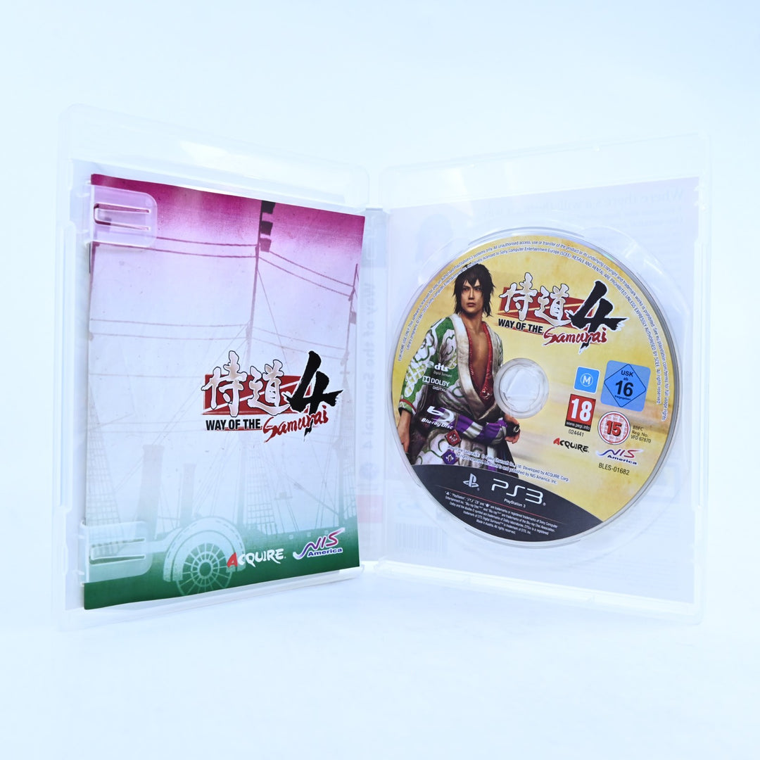 Way of the Samurai 4 - Sony Playstation 3 / PS3 Game + Manual - MINT DISC!