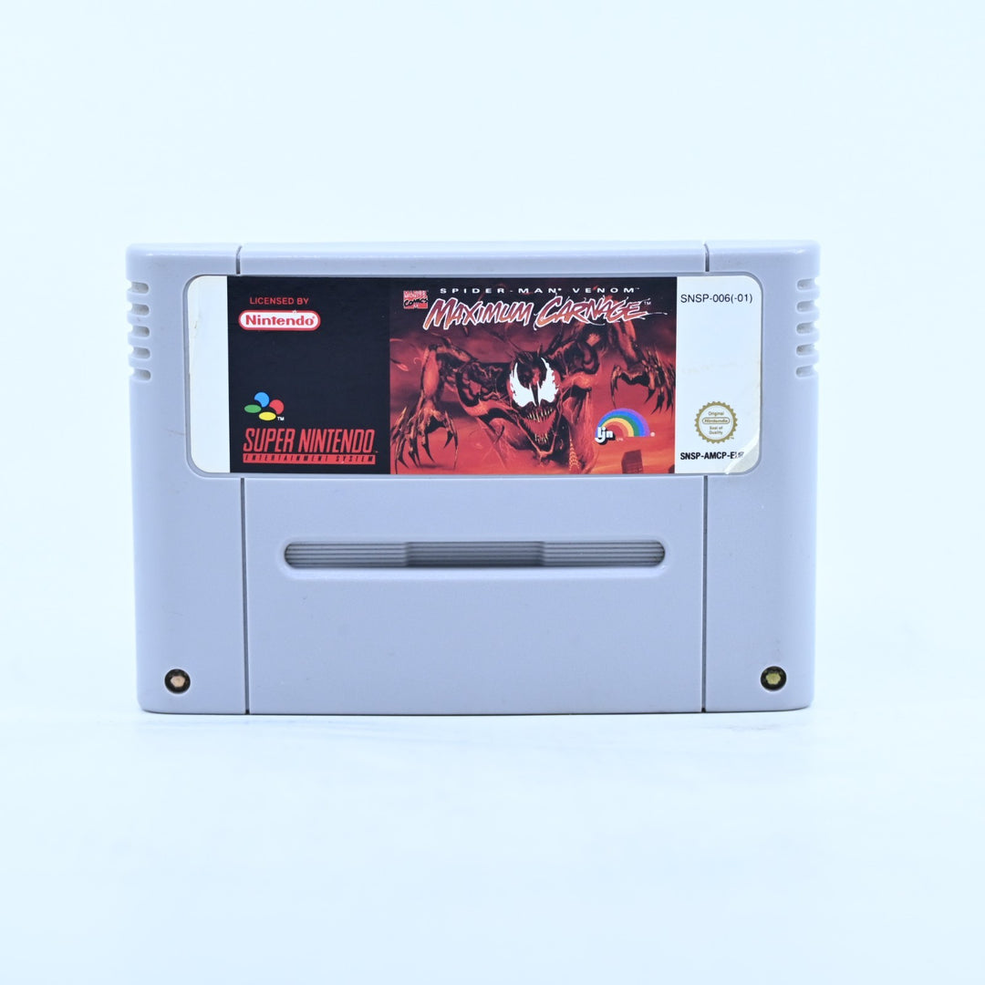 Spider-Man and Venom: Maximum Carnage - Super Nintendo / SNES Game - PAL