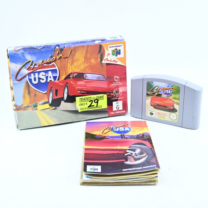 Cruis'n USA - N64 / Nintendo 64 Boxed Game - PAL