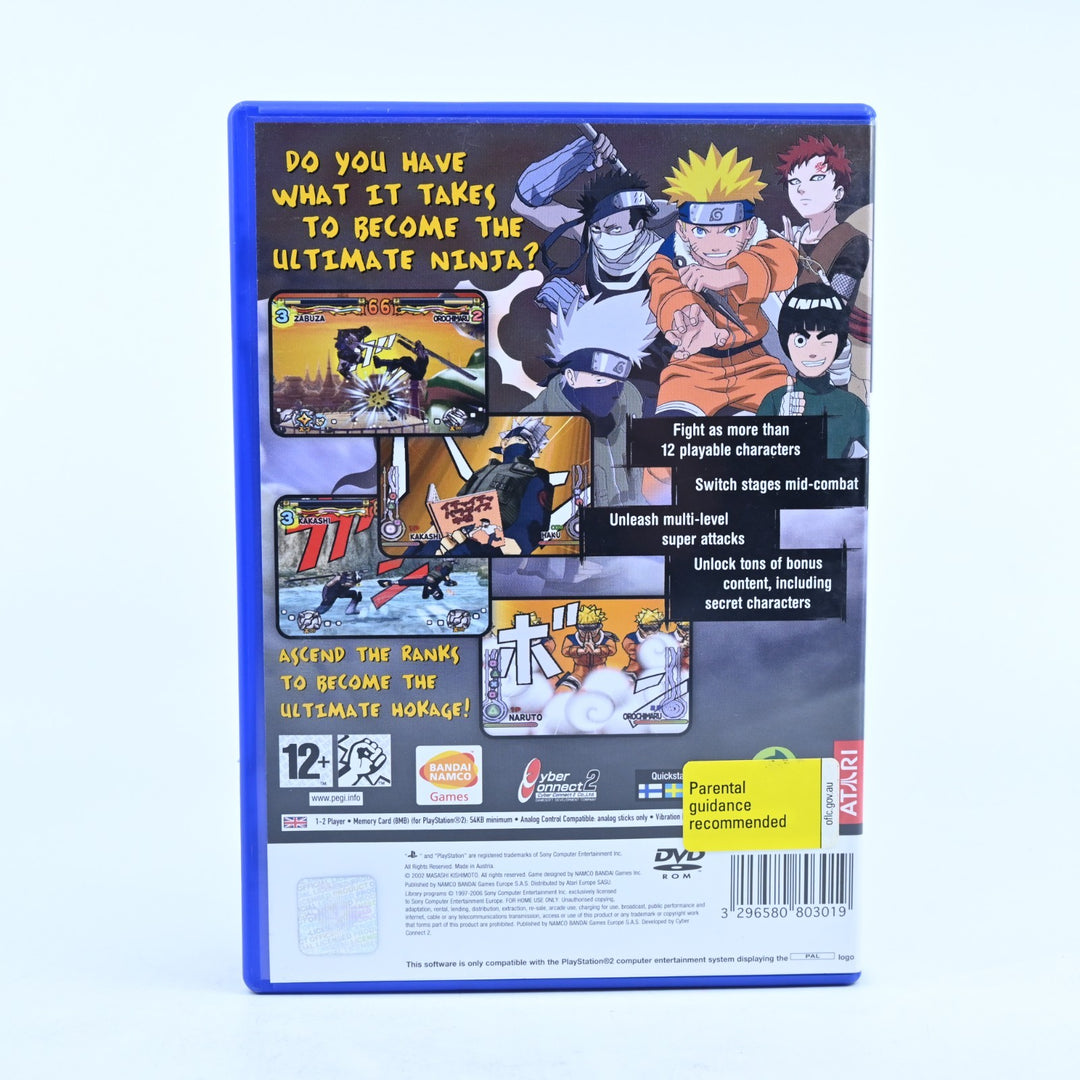 Naruto Ultimate Ninja - Sony Playstation 2 / PS2 Game + Manual - PAL