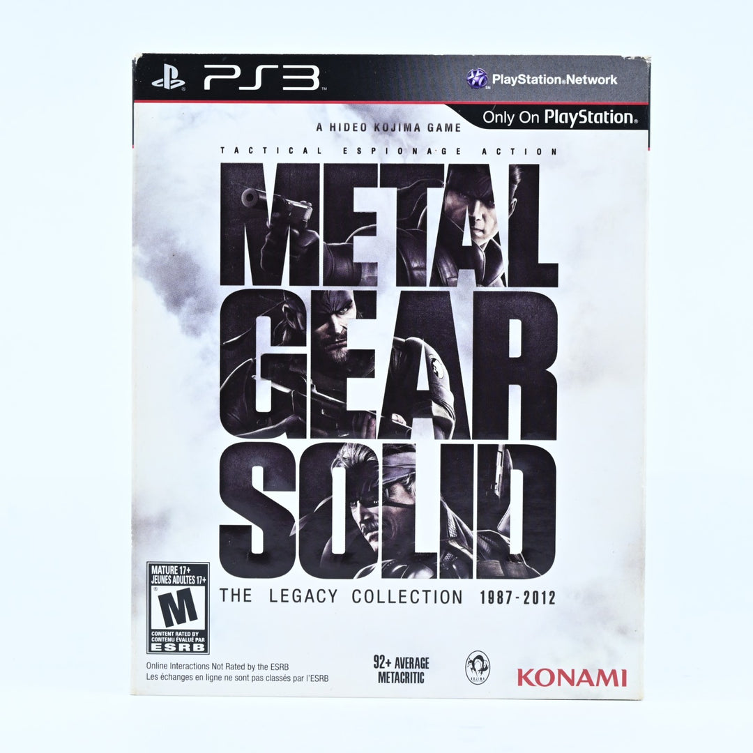 Metal Gear Solid: The Legacy Collection - Sony Playstation 3 PS3 Game + Art Book