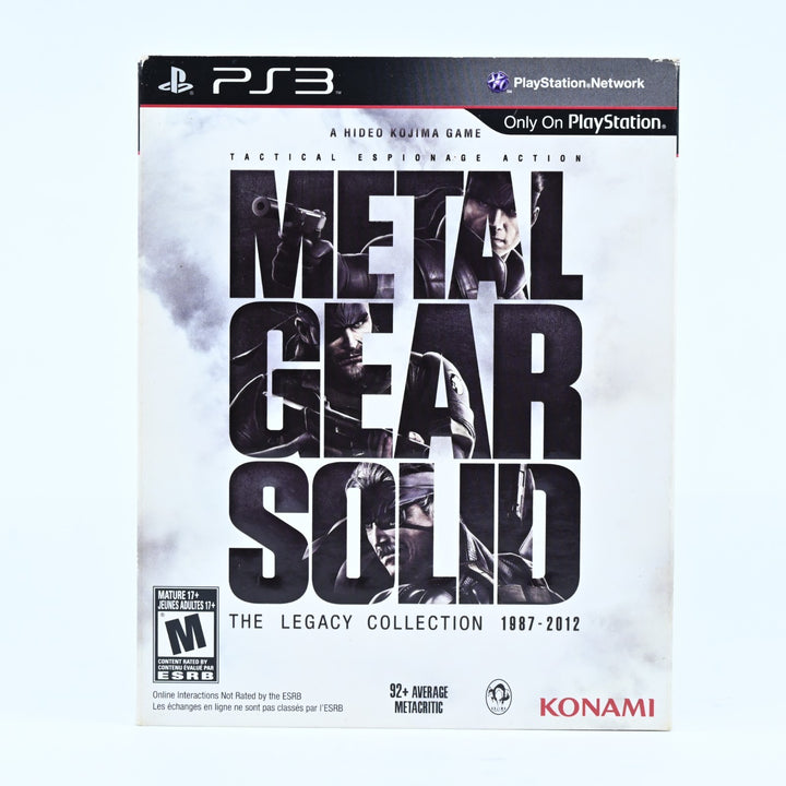 Metal Gear Solid: The Legacy Collection - Sony Playstation 3 PS3 Game + Art Book