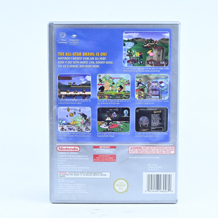 Super Smash Bros. Melee - Nintendo Gamecube Game + Manual - PAL - FREE POST!