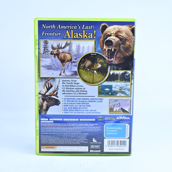 Cabela’s Alaskan Adventures - Xbox 360 Game + Manual - PAL - MINT DISC!