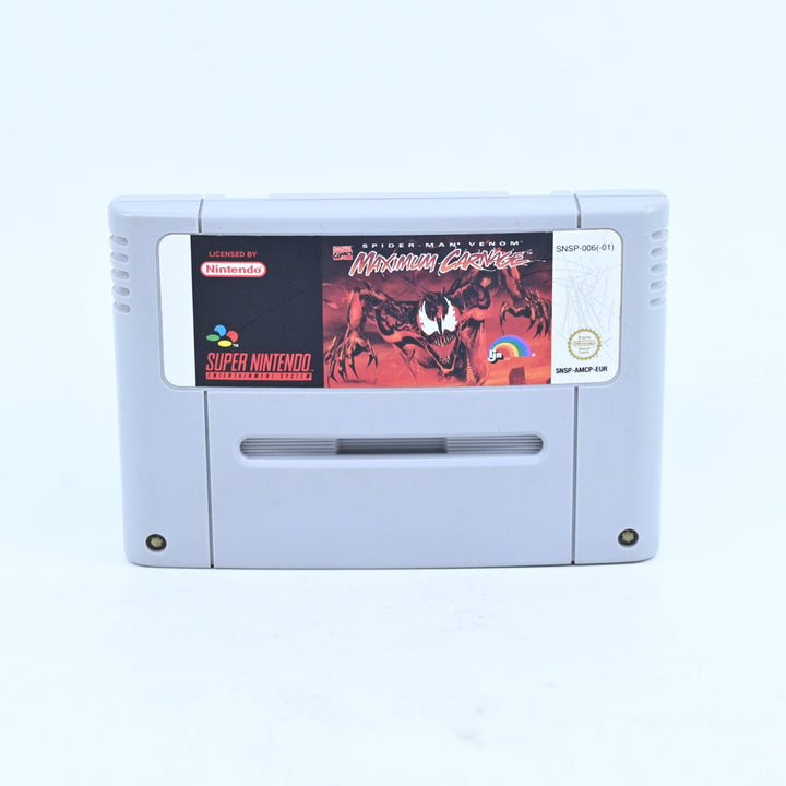 Spider-Man and Venom: Maximum Carnage - Super Nintendo / SNES Game - PAL