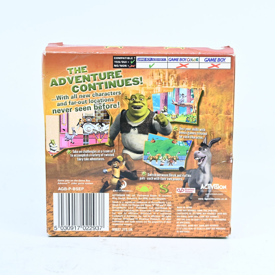 Shrek 2 - Nintendo Gameboy Advance / GBA Boxed Game - PAL - FREE POST!