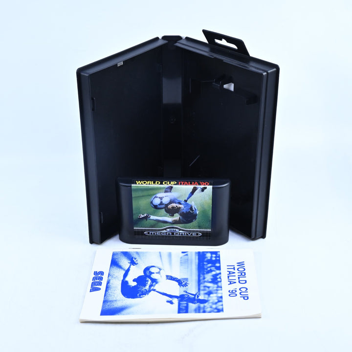 World Cup Italia '90 - Sega Mega Drive Game + Manual - PAL - FREE POST!