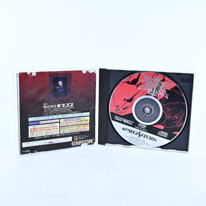 Vampire Savior: The Lord of Vampire - Sega Saturn Game + Manual - NTSC-J