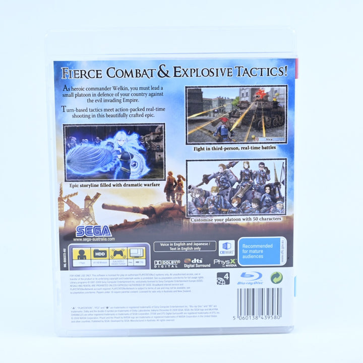 Valkyria Chronicles - Sony Playstation 3 / PS3 Game + Manual - FREE POST!
