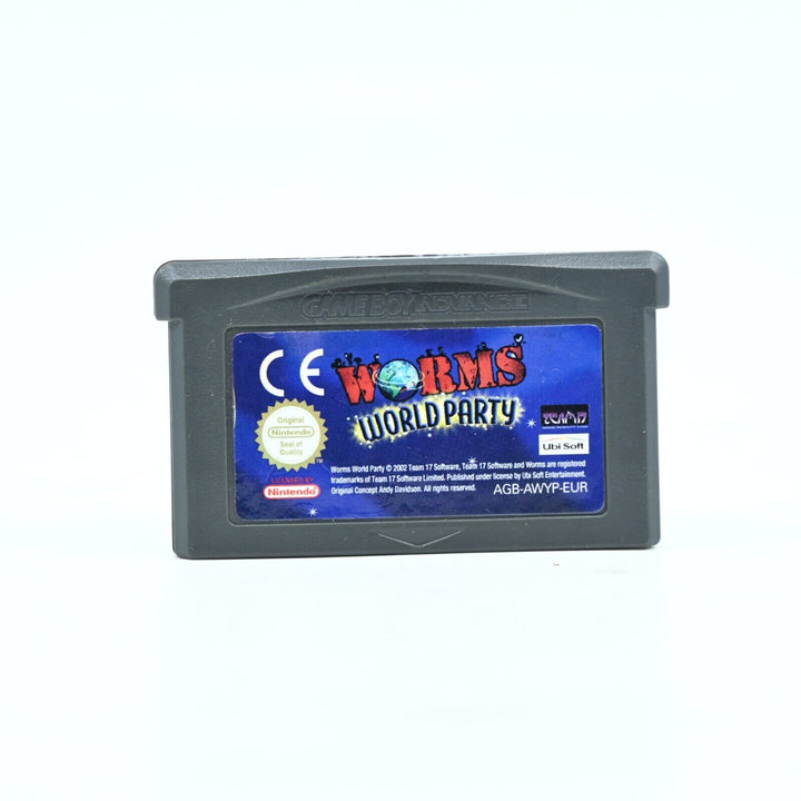 WORMS WORLD PARTY - Nintendo Gameboy Advance / GBA Game - PAL - FREE POST!