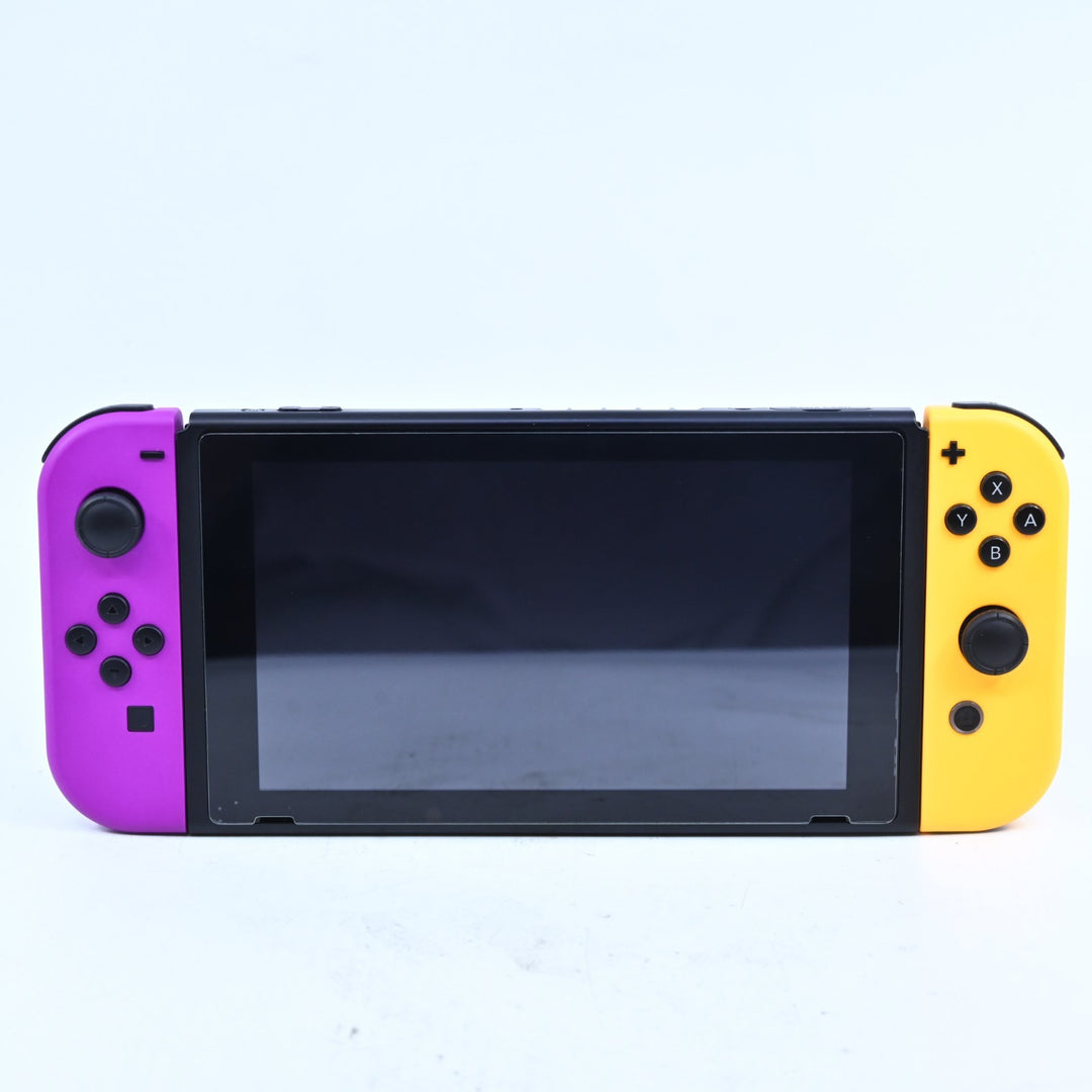 Purple / Neon Orange  Nintendo Switch  - Nintendo Switch Boxed Console - PAL