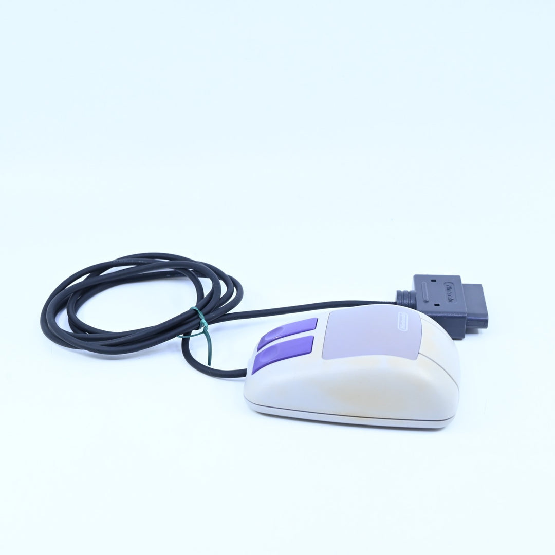 Mario Paint - Game with Mouse Pad and Mouse - Super Nintendo / SNES Accessory