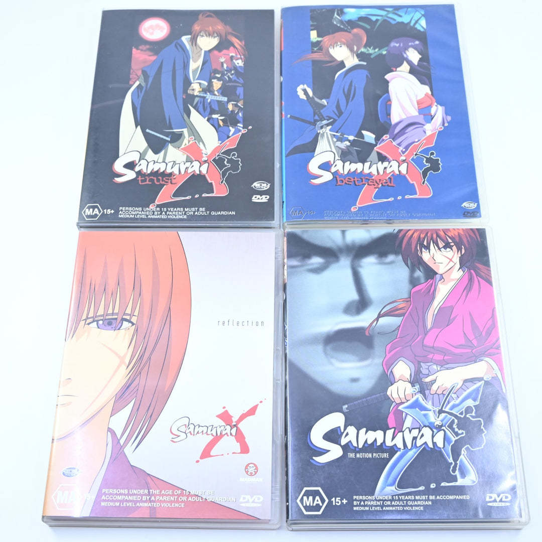 Samurai X - Trust, Betrayal, Reflection, Motion Picture - Region  4 - Anime DVDs